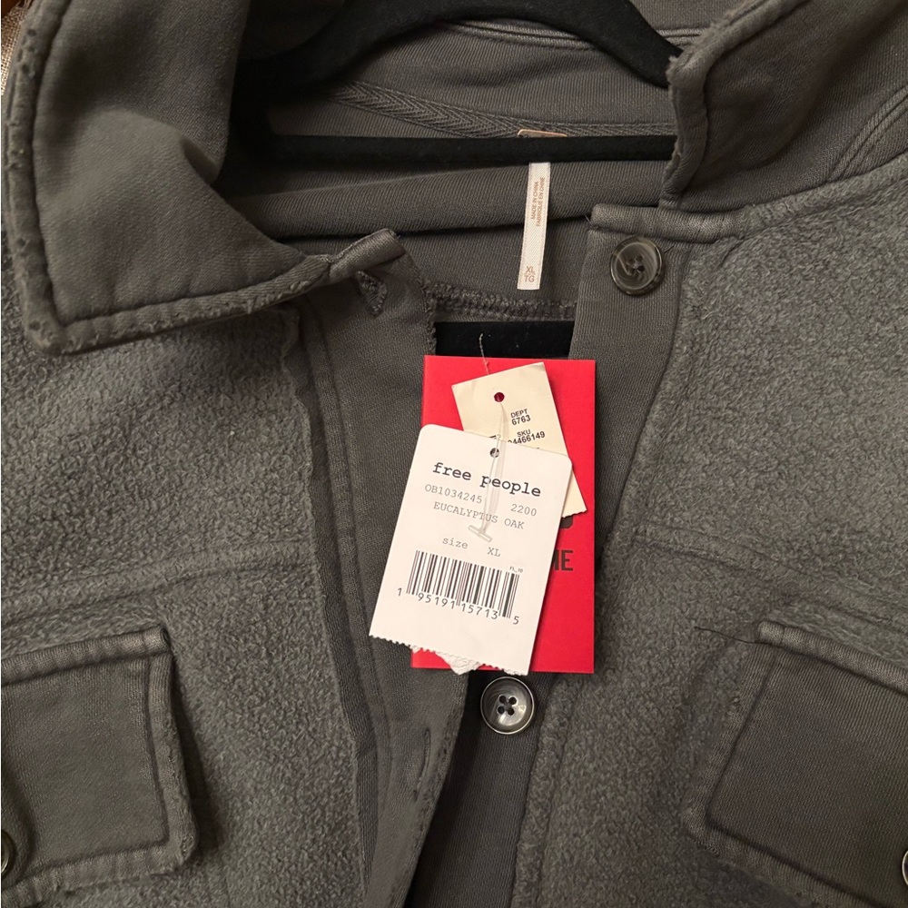 Free People Gray Jacket